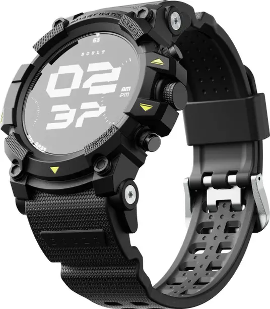 Boult Thrux Smartwatch - 1.39''HD Screen, GPS Tracker, Working Crown, BT Calling